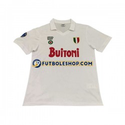 Segunda Equipación del Napoli Retro 1987 1988 Manga Corta para Hombre