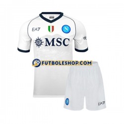 Segunda Equipación del Napoli 2023-2024 Manga Corta para Niño (Camiseta y pantalón)
