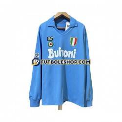 Primera Equipación del Napoli Retro 1987 1988 ML para Hombre