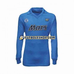 Primera Equipación del Napoli Retro 1989 1990 ML para Hombre