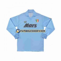 Primera Equipación del Napoli Retro 1990 1991 ML para Hombre