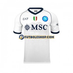 Segunda Equipación del Napoli Khvicha Kvaratskhelia 77 2023-2024 Manga Corta para Hombre