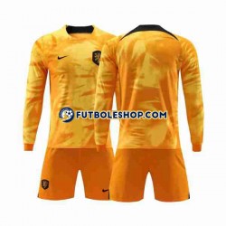 Primera Equipación del Países Bajos World Cup 2022 ML para Niño (Camiseta y pantalón)