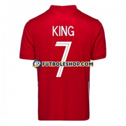 Primera Equipación del Noruega Joshua King 7 2020-2021 Manga Corta para Hombre