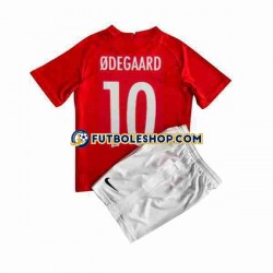 Primera Equipación del Noruega ODEGAARD 10 2022 Manga Corta para Niño (Camiseta y pantalón)