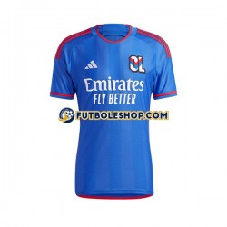 Segunda Equipación del Olympique de Lyon 2023-2024 Manga Corta para Hombre