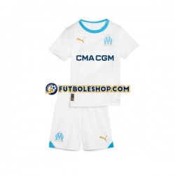Primera Equipación del Olympique de Marsella 2023-2024 Manga Corta para Niño (Camiseta y pantalón)