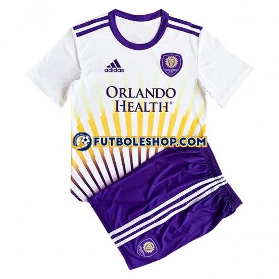 Segunda Equipación del Orlando City 2022-2023 Manga Corta para Niño (Camiseta y pantalón)