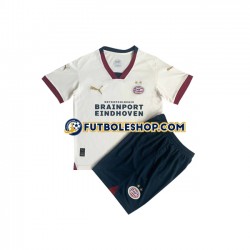 Segunda Equipación del PSV Eindhoven 2023-2024 Manga Corta para Niño (Camiseta y pantalón)
