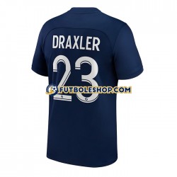 Primera Equipación del Paris Saint-Germain Draxler 23 2022-2023 Manga Corta para Hombre