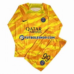 Segunda Equipación del Paris Saint-Germain Portero DONNARUMMA 99 2023-2024 ML para Niño (Camiseta y pantalón)