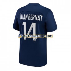 Primera Equipación del Paris Saint-Germain Juan Bernat 14 2022-2023 Manga Corta para Hombre