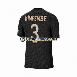 Tercera Equipación del Paris Saint-Germain Kimpembe 3 2023-2024 Manga Corta para Hombre