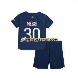 Primera Equipación del Paris Saint-Germain Lionel Messi 30 2023-2024 Manga Corta para Niño (Camiseta y pantalón)