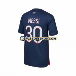 Primera Equipación del Paris Saint-Germain Lionel Messi 30 2023-2024 Manga Corta para Hombre