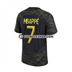 Cuarta Equipación del Paris Saint-Germain Mbappe 7 2022-2023 Manga Corta para Hombre