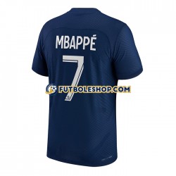 Primera Equipación del Paris Saint-Germain Mbappe 7 2022-2023 Manga Corta para Hombre