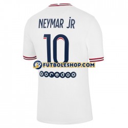 Cuarta Equipación del Paris Saint-Germain Neymar Jr 10 2021-2022 Manga Corta para Hombre