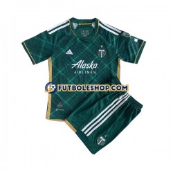 Primera Equipación del Portland Timbers FC 2023 Manga Corta para Niño (Camiseta y pantalón)