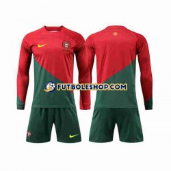 Primera Equipación del Portugal World Cup 2022 ML para Niño (Camiseta y pantalón)
