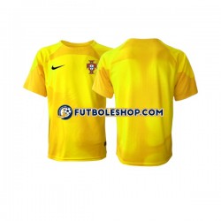 Primera Equipación del Portugal Portero World Cup 2022 Manga Corta para Hombre