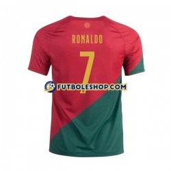 Primera Equipación del Portugal Ronaldo 7 World Cup 2022 Manga Corta para Hombre