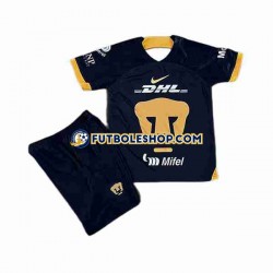 Segunda Equipación del Pumas UNAM 2023-2024 Manga Corta para Niño (Camiseta y pantalón)