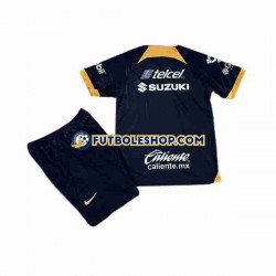 Segunda Equipación del Pumas UNAM 2023-2024 Manga Corta para Niño (Camiseta y pantalón)