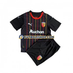 Segunda Equipación del RC Lens 2023-2024 Manga Corta para Niño (Camiseta y pantalón)