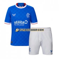 Primera Equipación del Rangers 2022-2023 Manga Corta para Niño (Camiseta y pantalón)