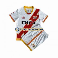 Primera Equipación del Rayo Vallecano 2023-2024 Manga Corta para Niño (Camiseta y pantalón)