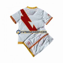 Primera Equipación del Rayo Vallecano 2023-2024 Manga Corta para Niño (Camiseta y pantalón)