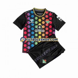 Primera Equipación del Real Betis Portero 2023-2024 Manga Corta para Niño (Camiseta y pantalón)