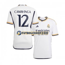 Primera Equipación del Real Madrid Camavinga 12 2023-2024 Manga Corta para Hombre