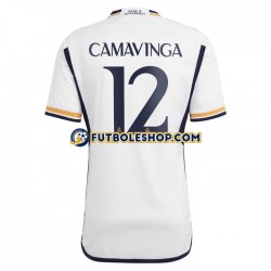 Primera Equipación del Real Madrid Camavinga 12 2023-2024 Manga Corta para Hombre
