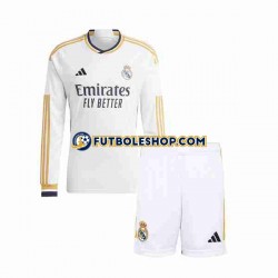 Primera Equipación del Real Madrid 2023-2024 ML para Niño (Camiseta y pantalón)