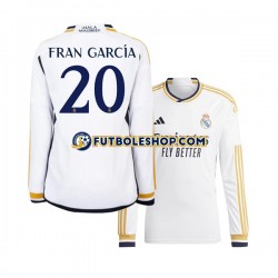 Primera Equipación del Real Madrid Fran Garcia 20 2023-2024 ML para Hombre