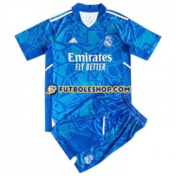 Primera Equipación del Real Madrid Portero 2022-2023 Manga Corta para Niño (Camiseta y pantalón)