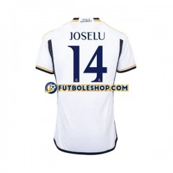 Primera Equipación del Real Madrid JOSELU 14 2023-2024 Manga Corta para Hombre