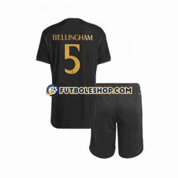Tercera Equipación del Real Madrid Jude Bellingham 5 2023-2024 Manga Corta para Niño (Camiseta y pantalón)