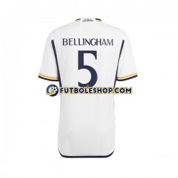 Primera Equipación del Real Madrid Jude Bellingham 5 2023-2024 Manga Corta para Hombre
