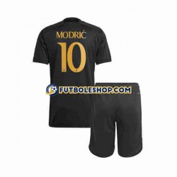 Tercera Equipación del Real Madrid Luka Modric 10 2023-2024 Manga Corta para Niño (Camiseta y pantalón)