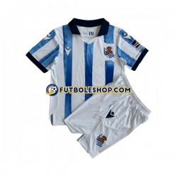 Primera Equipación del Real Sociedad 2023-2024 Manga Corta para Niño (Camiseta y pantalón)