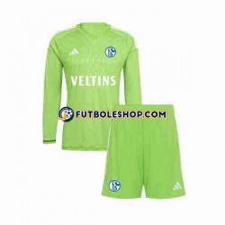 Primera Equipación del Schalke 04 Portero 2023-2024 ML para Niño (Camiseta y pantalón)