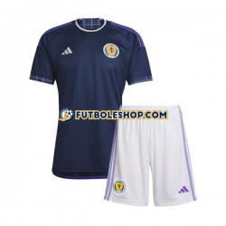 Primera Equipación del Escocia 2022-2023 Manga Corta para Niño (Camiseta y pantalón)