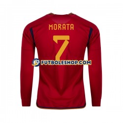 Primera Equipación del España MORATA 7 World Cup 2022 ML para Hombre