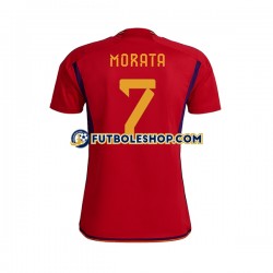Primera Equipación del España MORATA 7 World Cup 2022 Manga Corta para Hombre