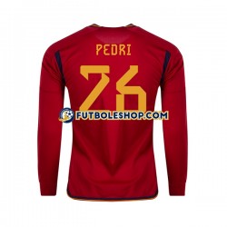 Primera Equipación del España PEDRI 26 World Cup 2022 ML para Hombre