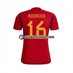Primera Equipación del España RODRIGO 16 World Cup 2022 Manga Corta para Hombre
