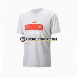 Segunda Equipación del Suiza World Cup 2022 Manga Corta para Hombre Segunda Equipación del Suiza World Cup 2022 Manga Corta para Hombre